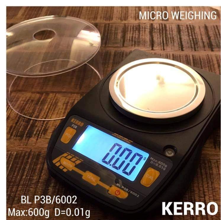 KERRO® GSM DIGITAL WEIGHING BALANCE 600GM/0.01GM (BL-P3B SERIES) 1