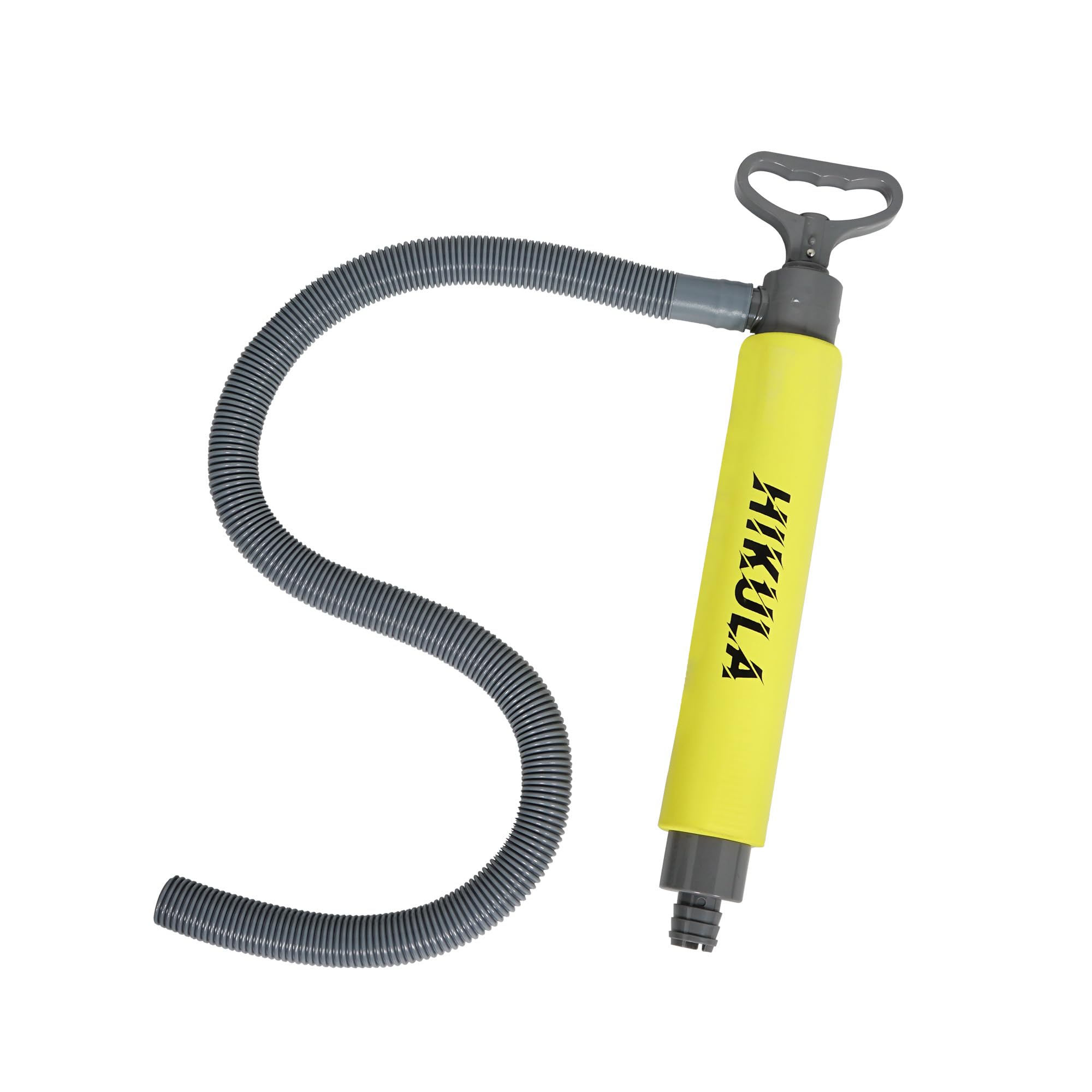Manual Bilge Pump for Boats Kayak Canoe - Portable Siphon Pump, Kayak Bailer with Reversible Hose,Yellow,19Inch