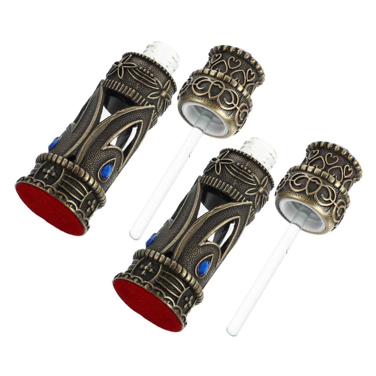 minkissy 10stücke Leere Parfümflaschen Nachfüllbare Leichte Flaschen Für Ätherische Öle Orientalisches Design Für Und Persönliche Nutzung Vielseitig Einsetzbar Für Parfüm Und Öle