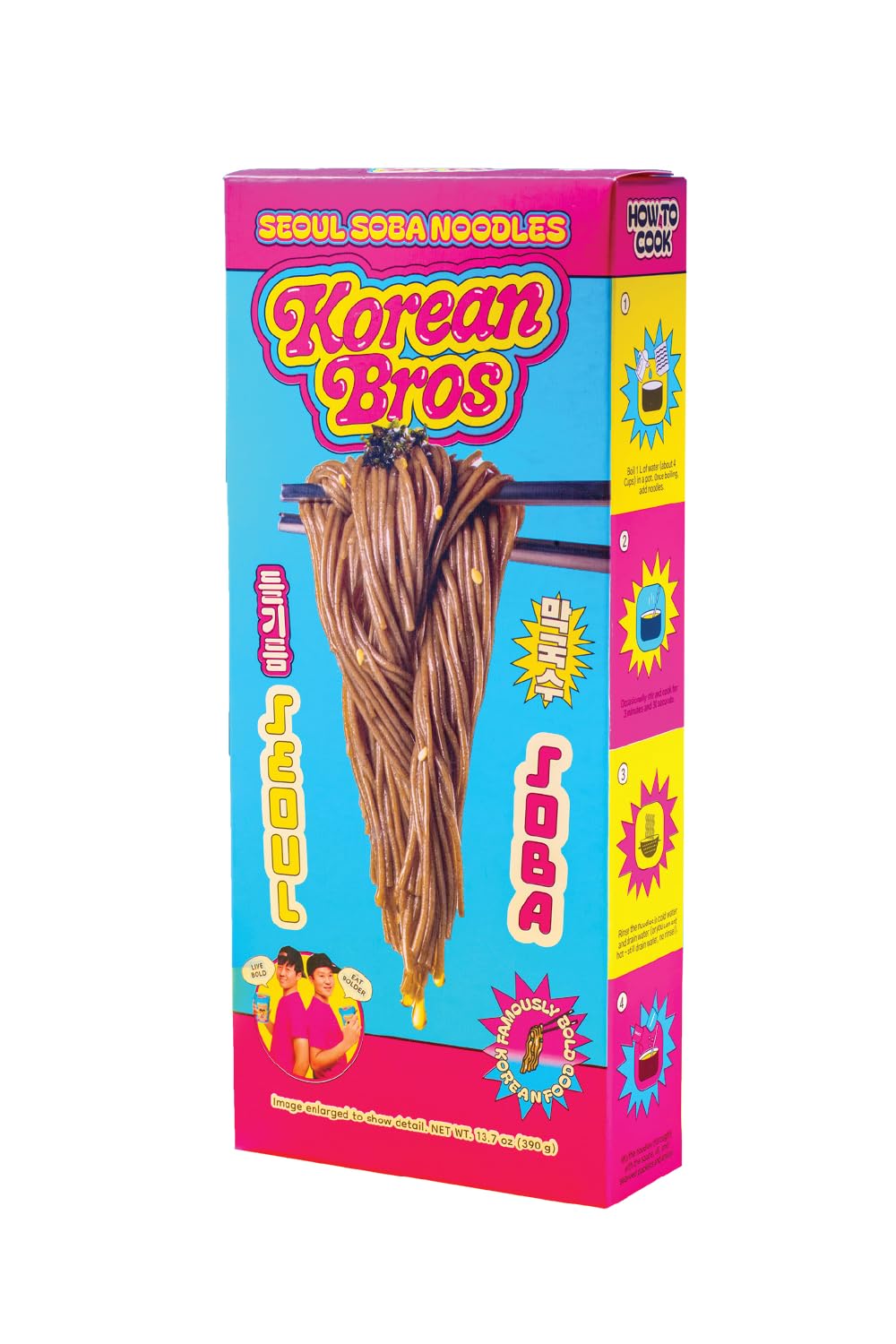 Amazon.com : Korean Bros Seoul Soba Noodles (390g) Authentic