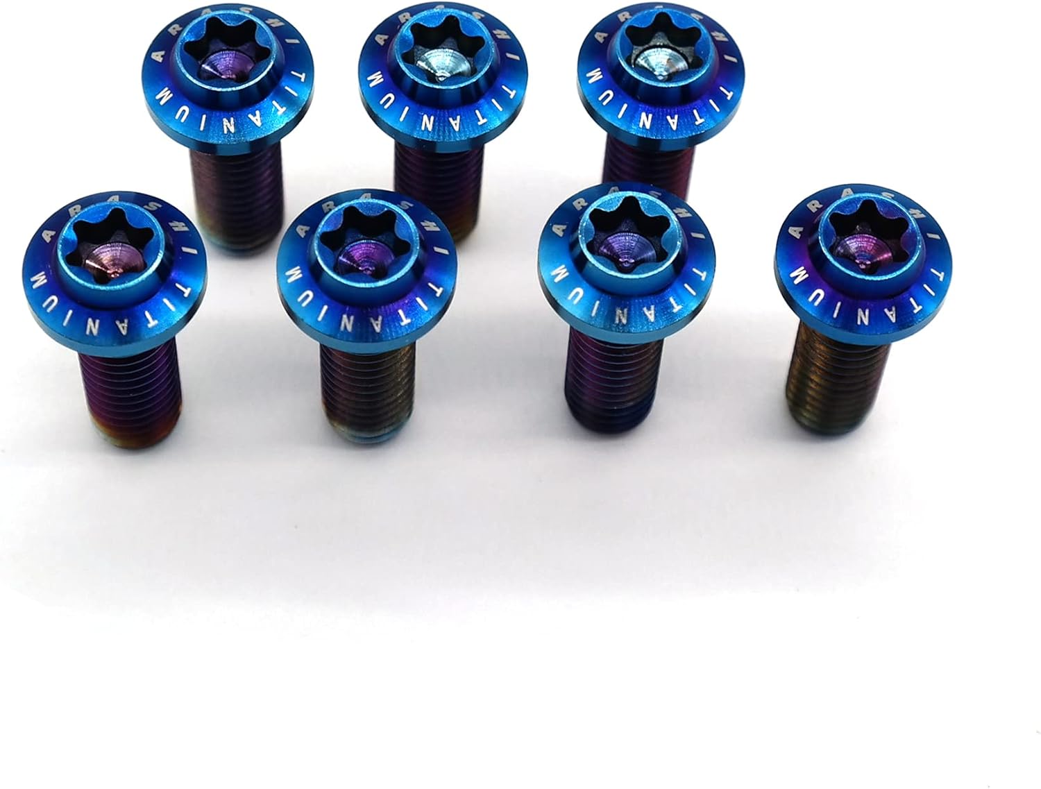 10 Pcs M8x22mm Titanium Alloy Front Brake Disc Rotors Mounting Bolts Screws Compatible with S1000RR S1000R R1100S R1150RT HP2 K1200S R NINE T R1200RT K1300S K1600GT, Blue