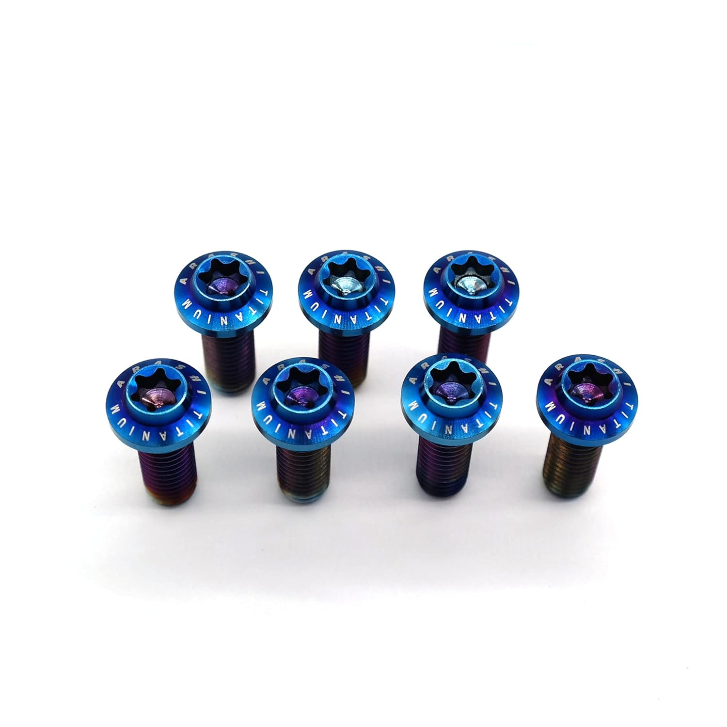 Front Brake Disc Rotors Mounting Bolts for Ducati 749 2002-2007, 848 08-10, 999 R S 02-07, Monster 1100 S 09-10, S4RS Monster 1000 06-08 Titanium Tapered Torx Screws M8x22 10 Pcs