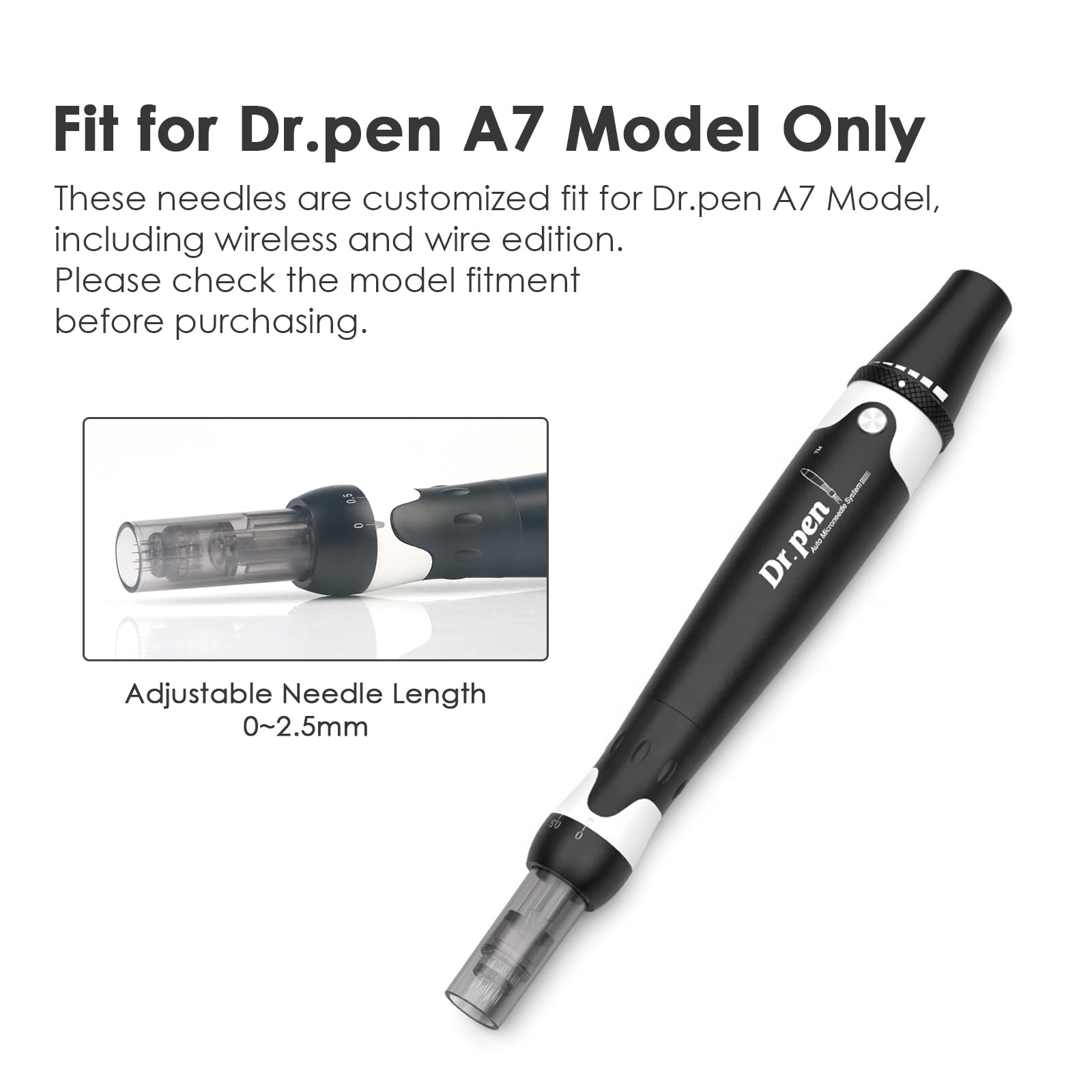 30Pcs Agujas de Microneedling de 12 Pin para Microneedling Dr.pen A7, Micropunción de Repuesto Desechables Originales, Microagujas Accesorios para el Cuidado de la Piel (12 Pin, 30Pcs)