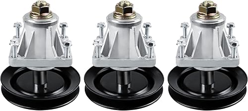 Youxmoto LT1022 - Conjunto de husillo de cubierta para Cub Cadet de 46 pulgadas, LT1046 LT1045, reemplaza 918-04123B 618-04123B, paquete de 3