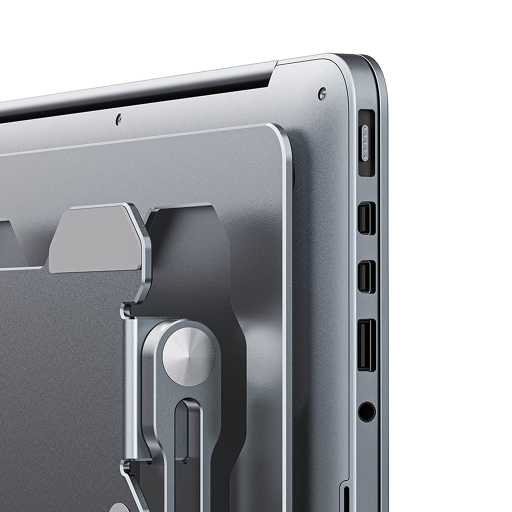 Supporto per laptop in alluminio, supporto ergonomico regolabile per computer portatile inferiore a 17 pollici, altezza regolabile per computer portatile ergonomico