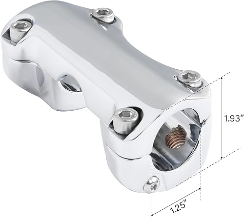 Miniatura 7 de TCT-MOTORPARTS Abrazadera superior elevadora de manillar de 1 14 pulgadas para Harley Road King FLHRXS 2017-2022 2021