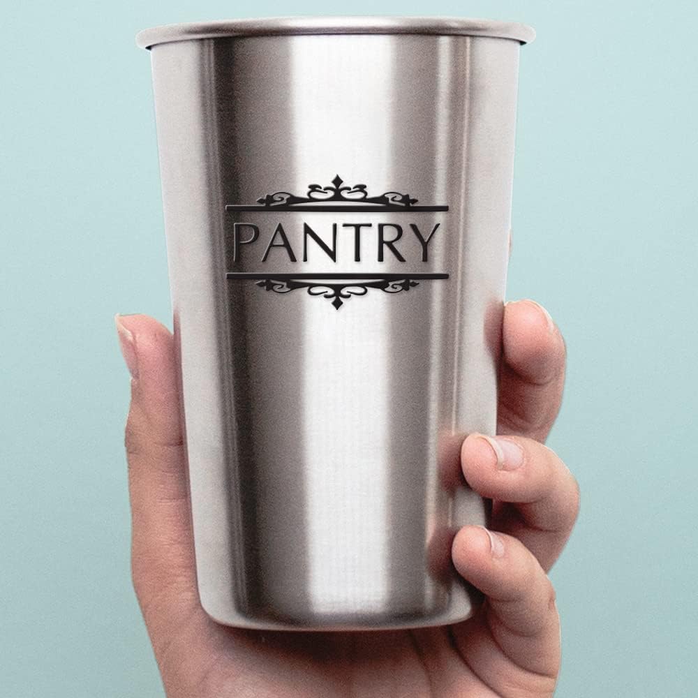 Transparent Decal Stickers of Pantry Door Kitchen 1 (Black) Premium Waterproof Vinyl Decal Stickers for Laptop Phone Accessory Helmet Car Window Mug Tuber Cup Door Wall Decorati USCstic111295BL040522 image 5