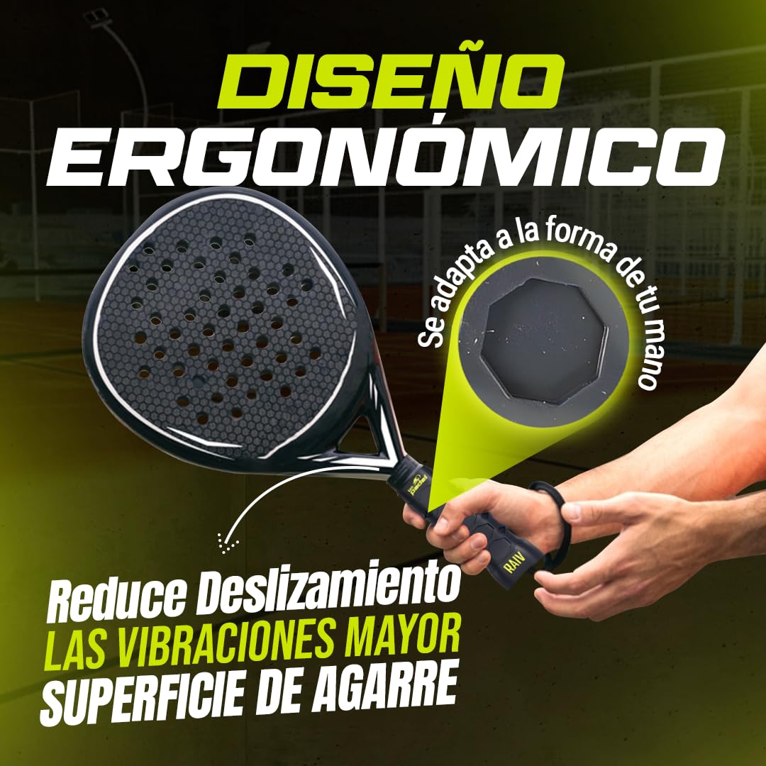 Octagonal Racket Grip Anti-vibration Padel Racket Grip Padel Racket Anti-Vibration Grip ...