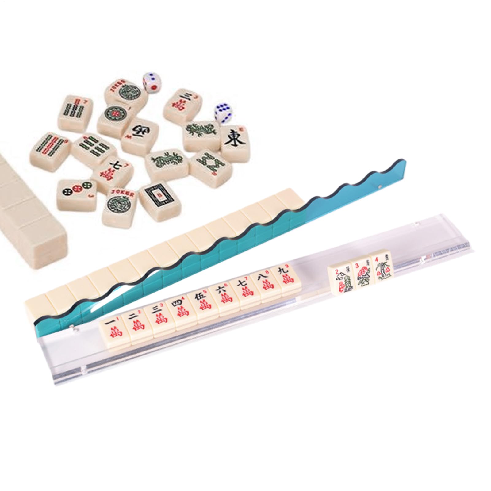 Rastrelliere Per Il Del Mahjong Con Spingitori Portatessere Trasparente Per | Rastrelliere E Spingitori Per Tessere Mahjong Per Eventi Club, Feste, Vacanze E Serate Di Giochi
