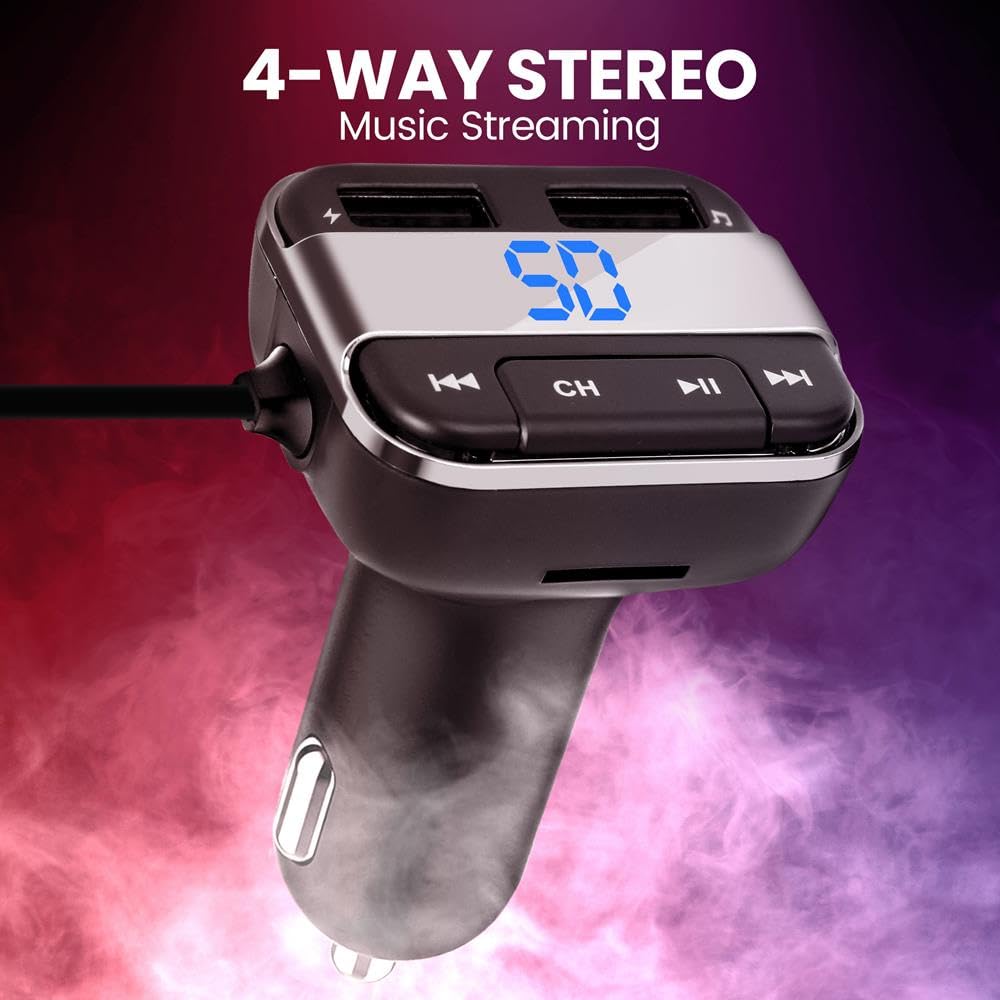can i play music through cigarette lighter Amazon.com: Pyle Cigarette Lighter Bluetooth FM Transmitter - Universal  Wireless Car Bluetooth Adapter, Music Audio Stereo Radio Receiver w/Mic,  Handsfree Calling, Siri/Google Asst, USB, SD Card Slot