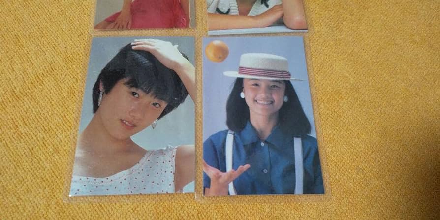 原田知世 ブロマイド ４枚セット 原田知世 ブロマイド 4枚セット 原田知世 ブロマイド 4枚セット