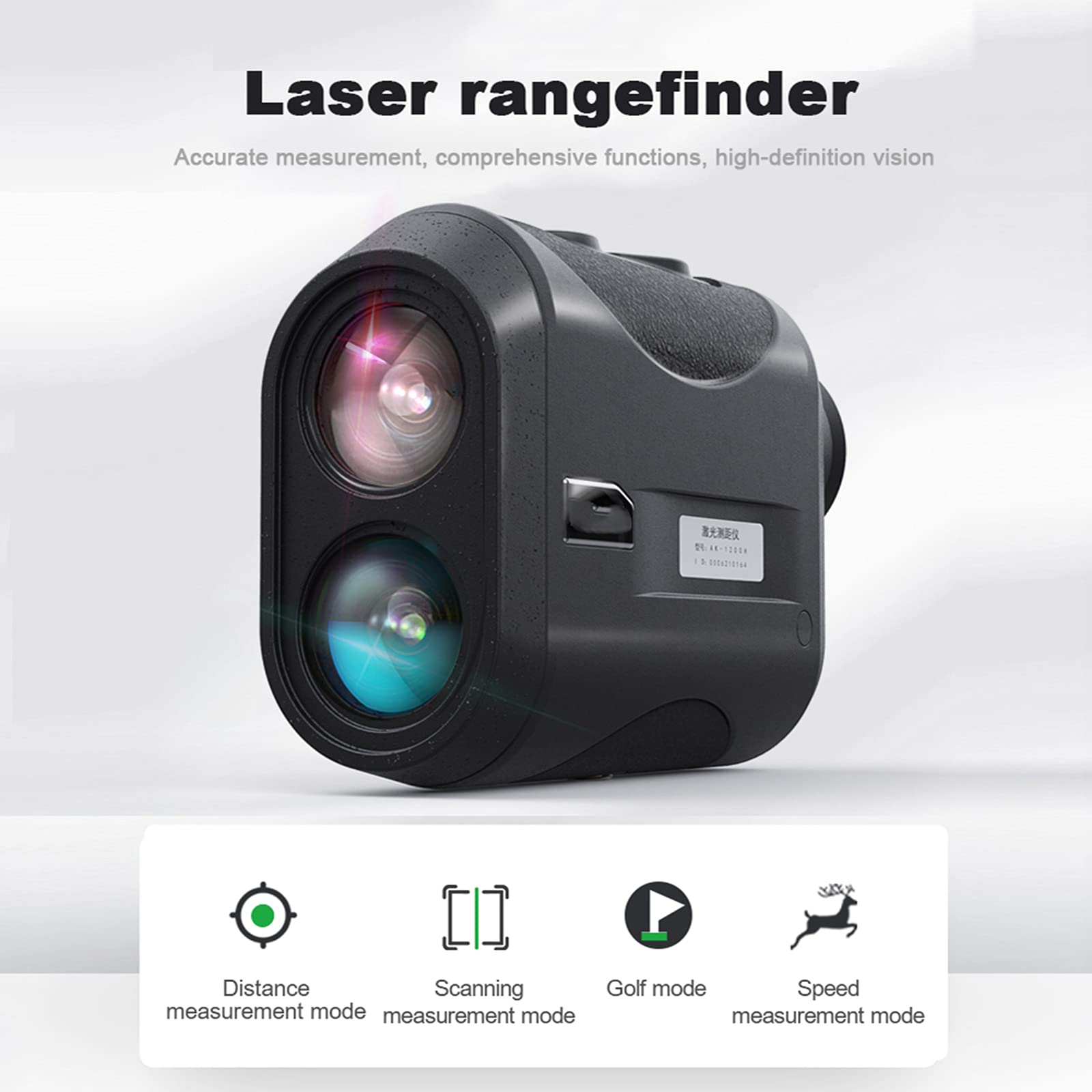 ERNZI 800M 1200M Medidor de Distancia láser de topografía de Caza Telémetro de Golf Telémetro láser Medidor de Distancia láser para Deporte de Golf