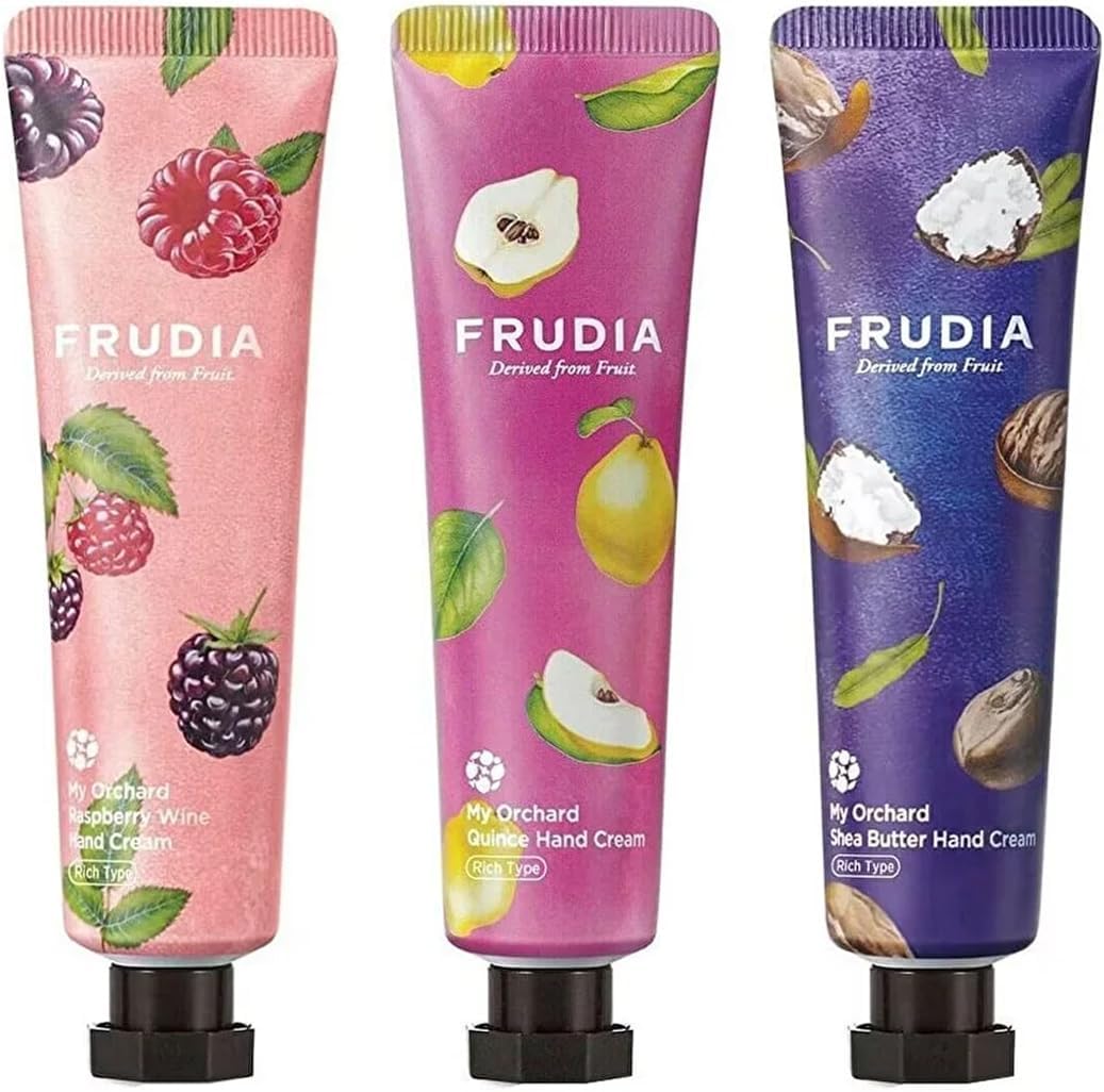 Frudia Rasberry Wine El Kremi, Ayva El Kremi ve Shea Butter El Kremi