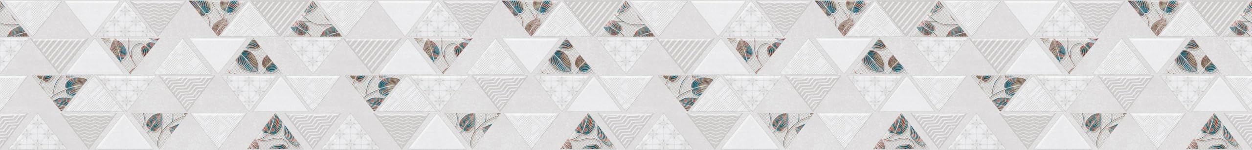 Mutfak Tezgah Arası Folyo Fayans Kaplama Folyosu Geometrik Çiçek Süsleme 60x200 CM
