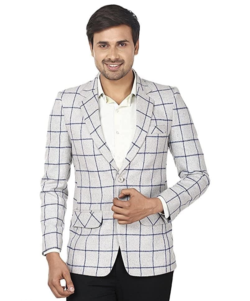 Wool Checkered Tweed Coat-picture-54