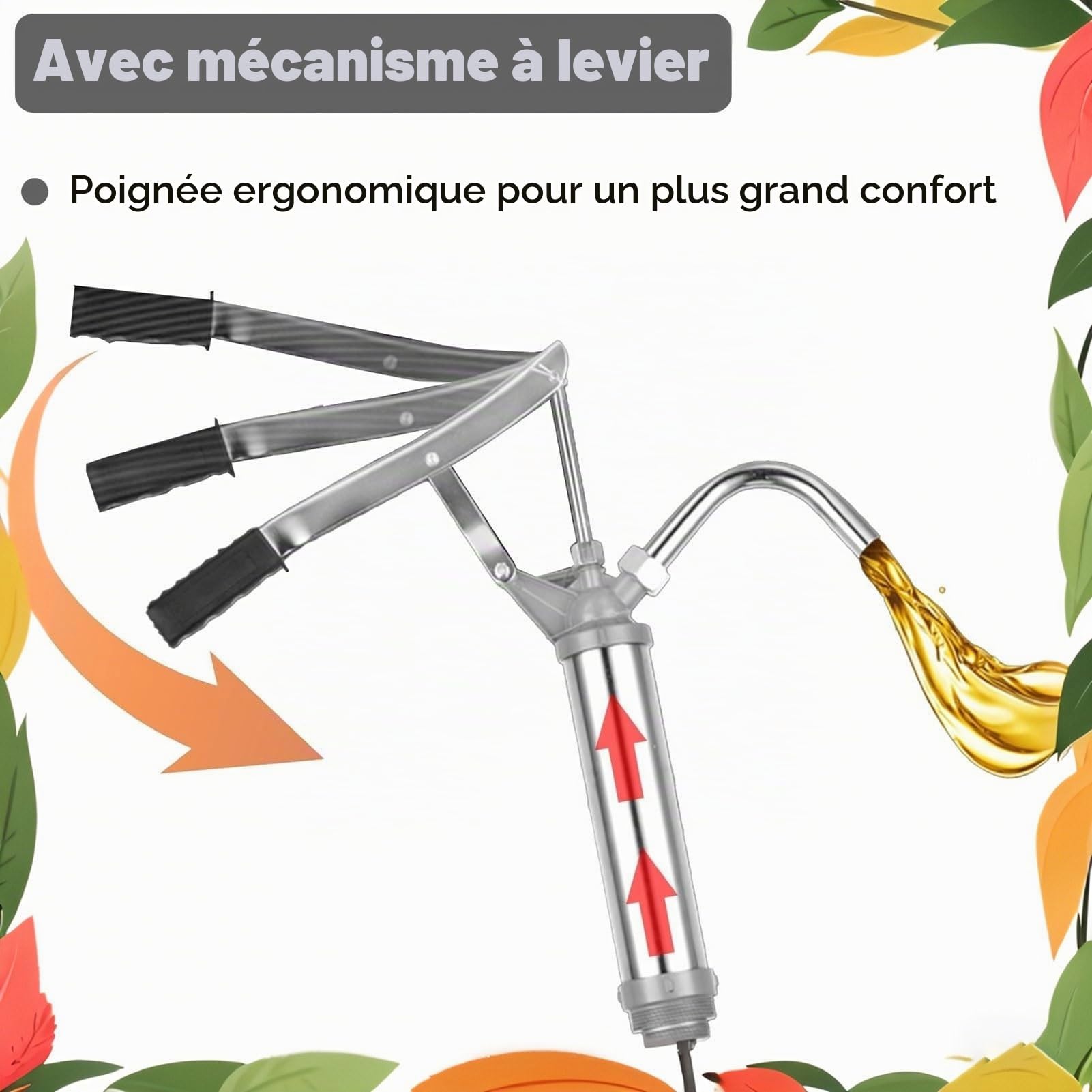 Pompe À Fût Manuelle Professionnelle - Tige Extensible Pour Bidons De 20-200L, Pompe À Huile Pour Fioul & Liquides, Pompe Industrielle Robuste