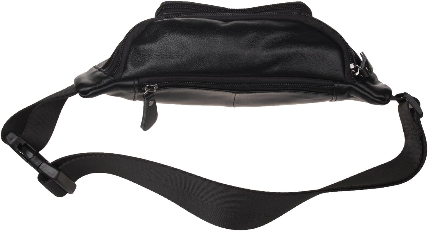 Polare Genuine Leather Fanny Pack/Waist Bag/Organizer (Classic Style) - Image 7