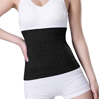 Soft Body Warmer Lower Back Belly Waist Band Binder Kidney Warmer Wrap Christmas Winter Gift for Men Women Elder
