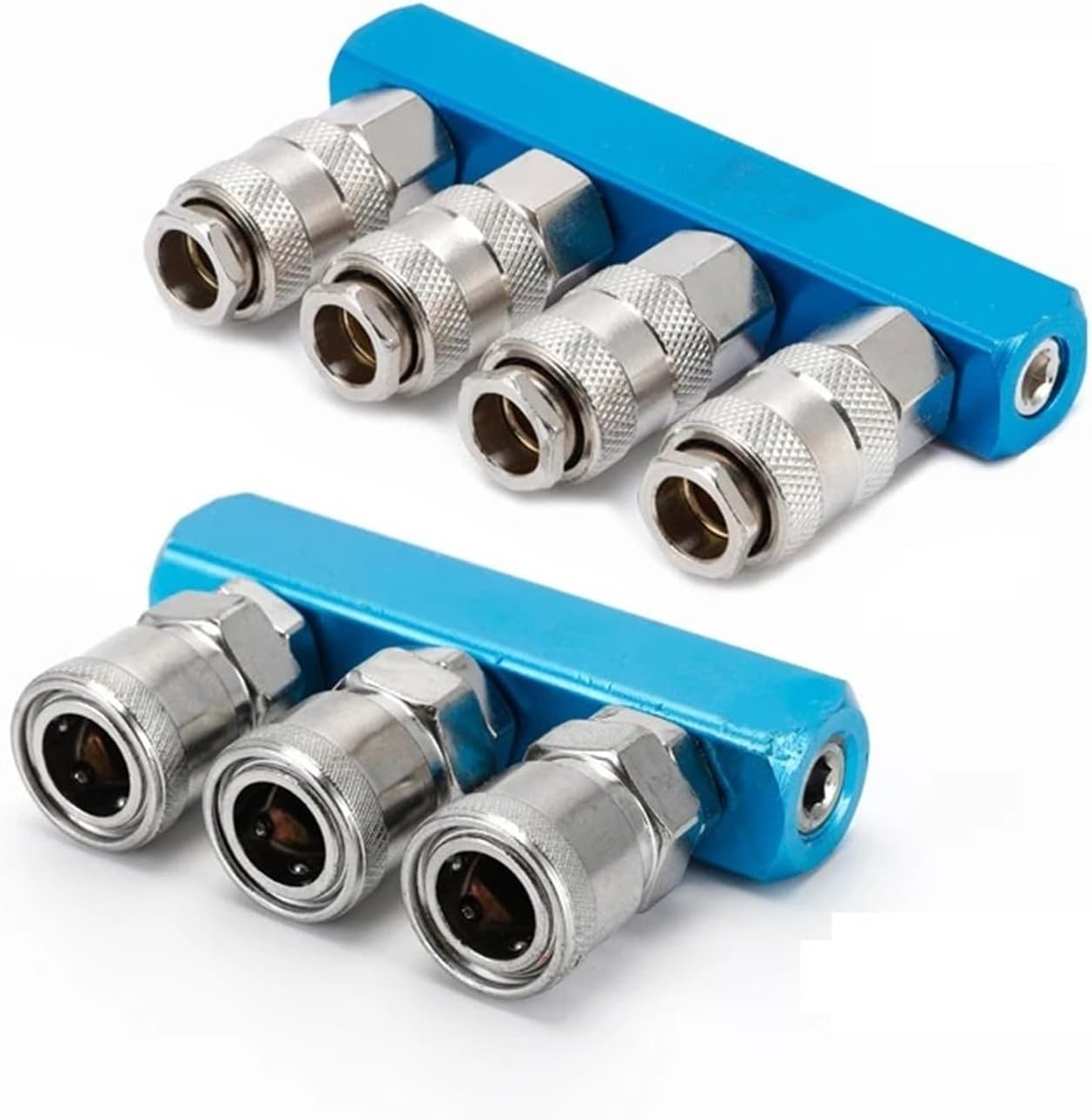 EU Compressed Coupling Air Compressor Accessories 1/4Inch Gas Distributor Manifold Pneumatic Connector Release 1Pcs(EU-SMV w PM20)
