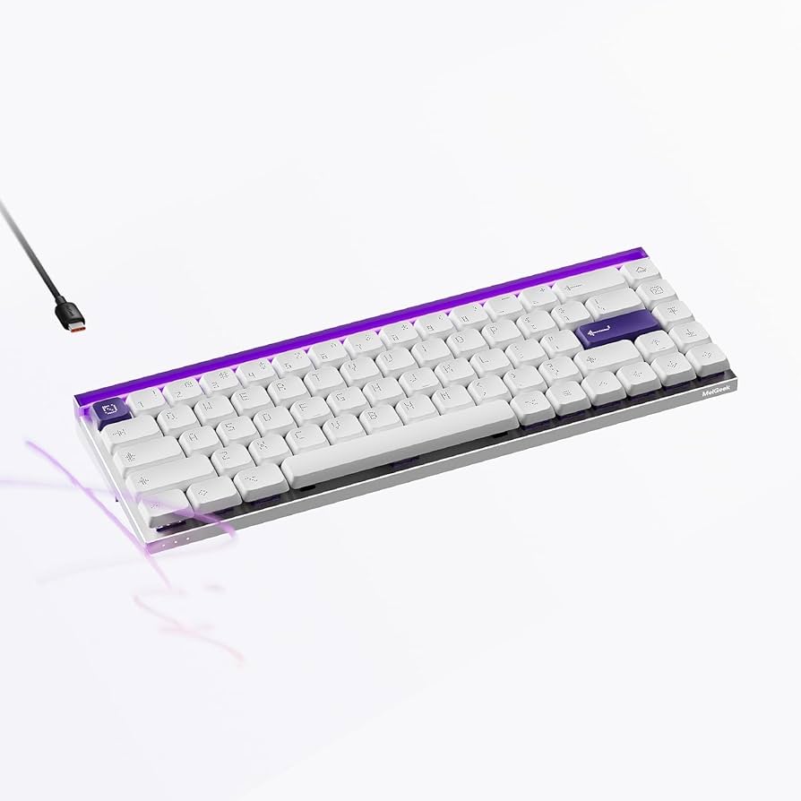 MelGeek MADE68 Air Purple キーボード ロープロファイル Rabbit0-Shop / MelGeek MADE68 Air Purple ラピッドトリガー