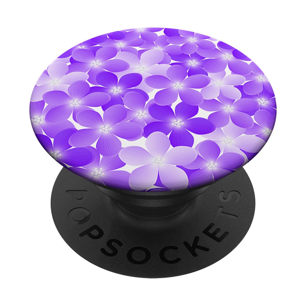 PopSockets - Enchufe Para Teléfonos Y Tabletas Con Diseño De Mandala De Paz, Color Azul Y Morado - Foto 7