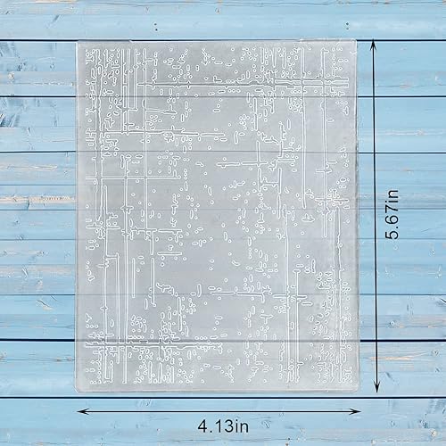 Miniatura 2 de Threetols Carpeta de relieve con impresiones texturizadas en 3D, carpeta de relieve de fondo de puntos para hacer tarjetas, marco de línea, álbum de