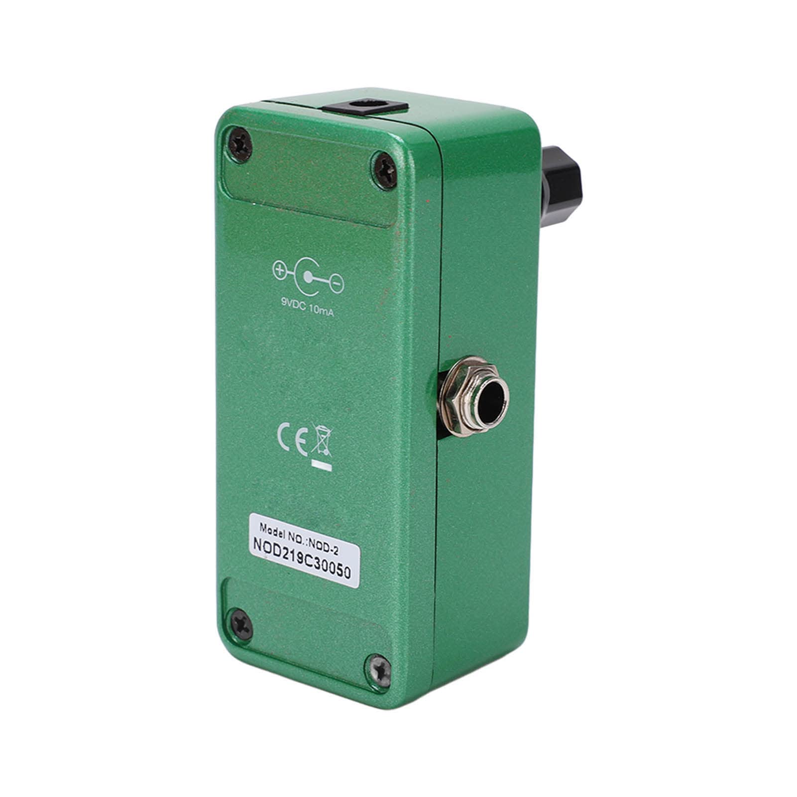 Pedale effetto per chitarra TUBE MAN Overdrive Mini accessorio per strumento regolabile Verde Qualità professionale Suono caldo e naturale per chitarristi elettrici Guscio in