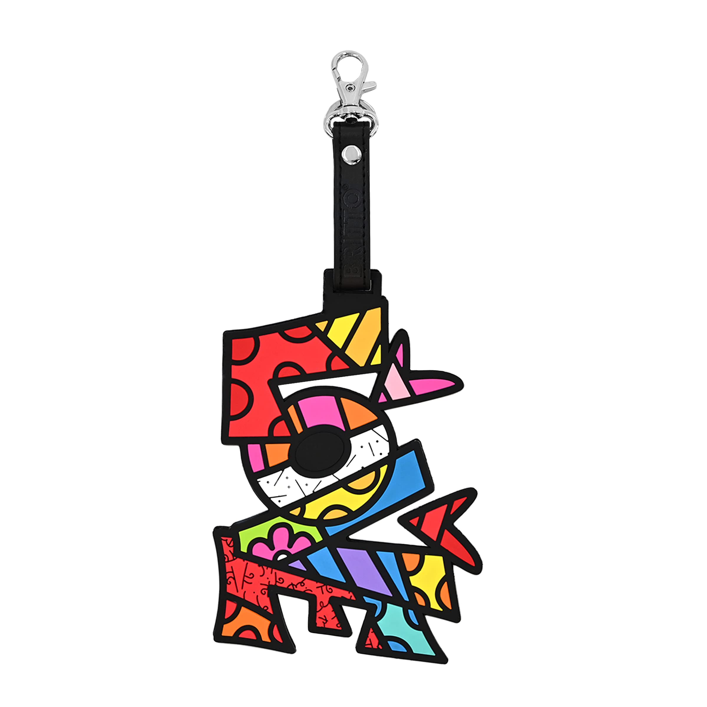 Amazon.com: BRITTO Romero Large Rubber Luggage Tag, Love Word