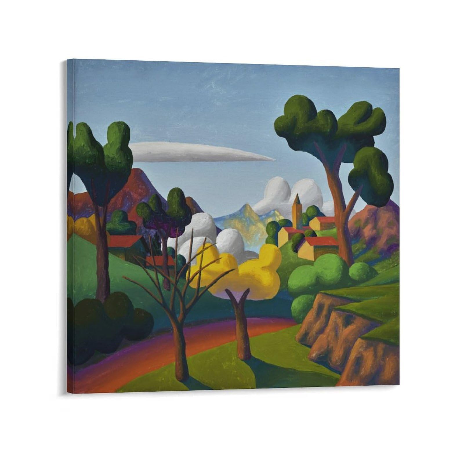 KLAGCBDF SALVO The Valley Wall Art Poster Prints Home Decor Picture Canvas Painting Posters 12x12inch(30x30cm)
