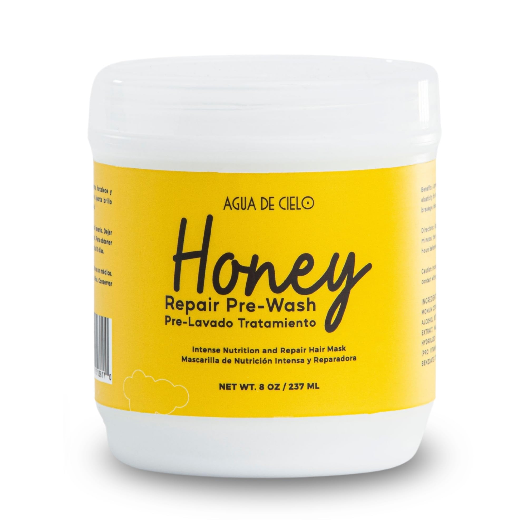 Agua de Cielo Honey Repair Pre-Shampoo Hair Mask, 8 Oz