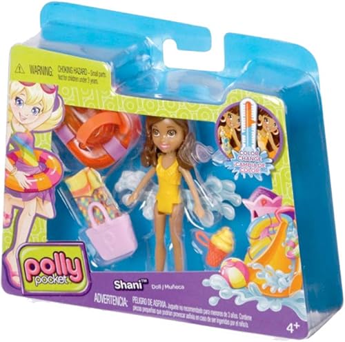 Miniatura 2 de Polly Pocket Muñeca acuática Friends Shani con cambio de color