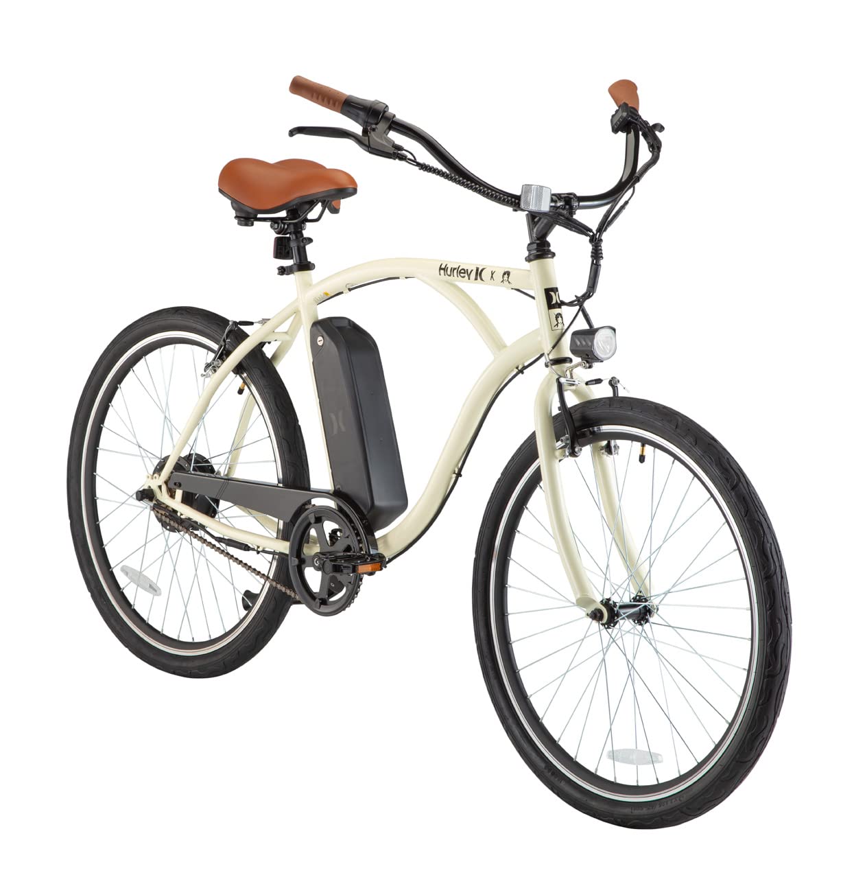Hurley Cruiser-Bicycles Layback Electric Single Speed E-Bike
