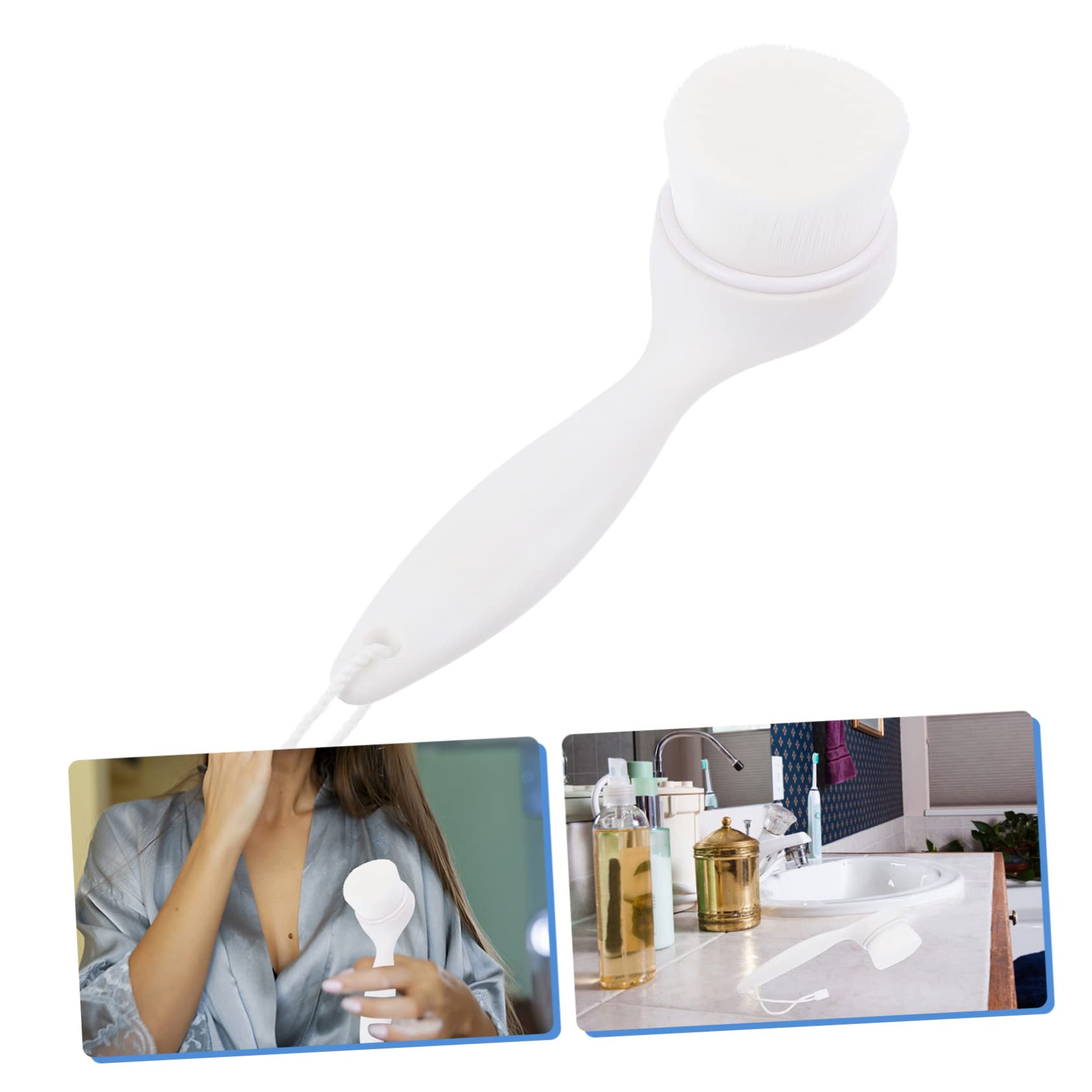 SOESFOUFU Facial Cleansing Brush Soft Makeup Brush Face Brush for Women Pore Deep Cleansing Plastic Face Brush Face Washing Tool