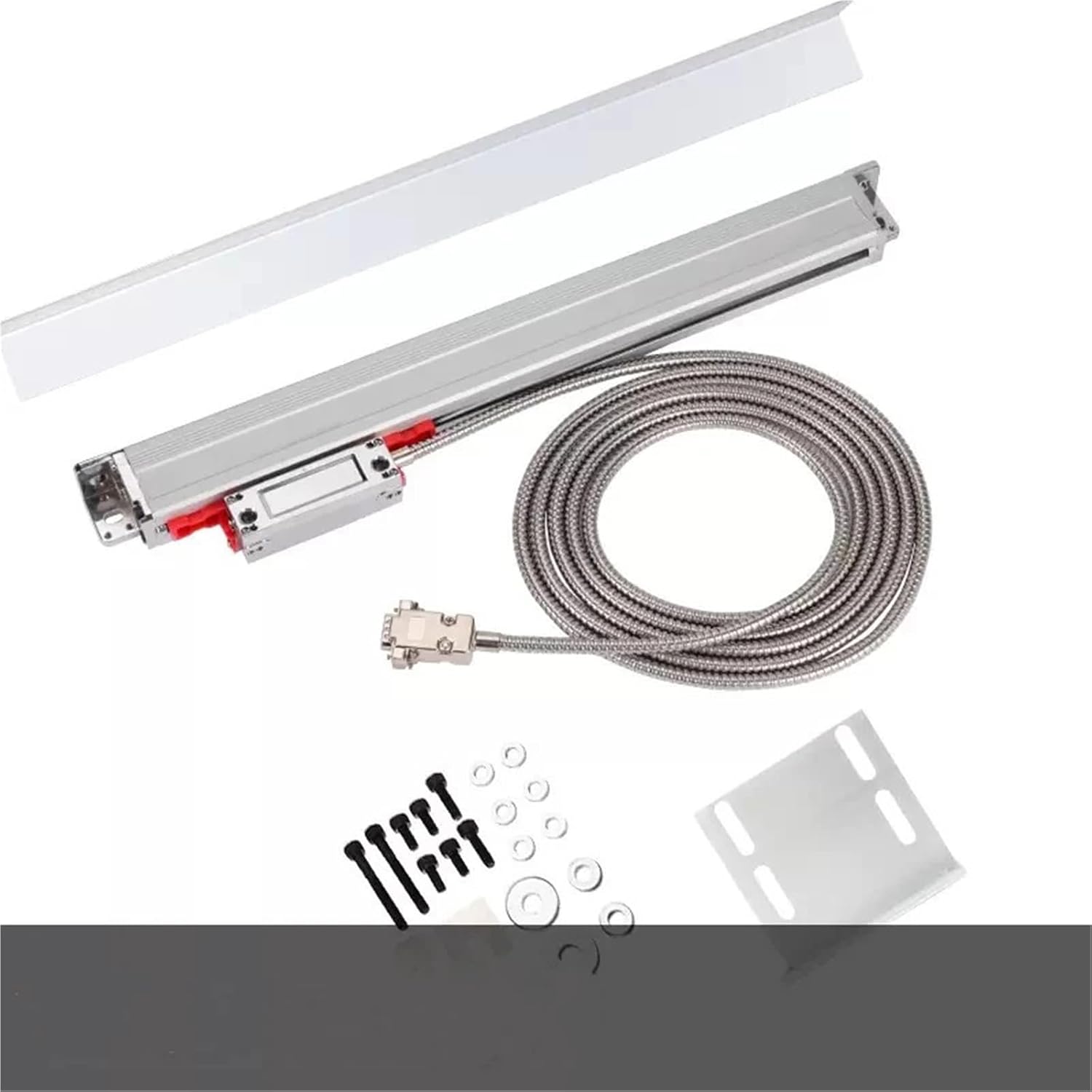 KA600 1500 1600 1700 1800 1900 2000 2100 2200 2300mm Linear Glass Scale KA-600 0.005mm Optical Encoder Lathe Milling(KA600-1600mm 5um TTL)