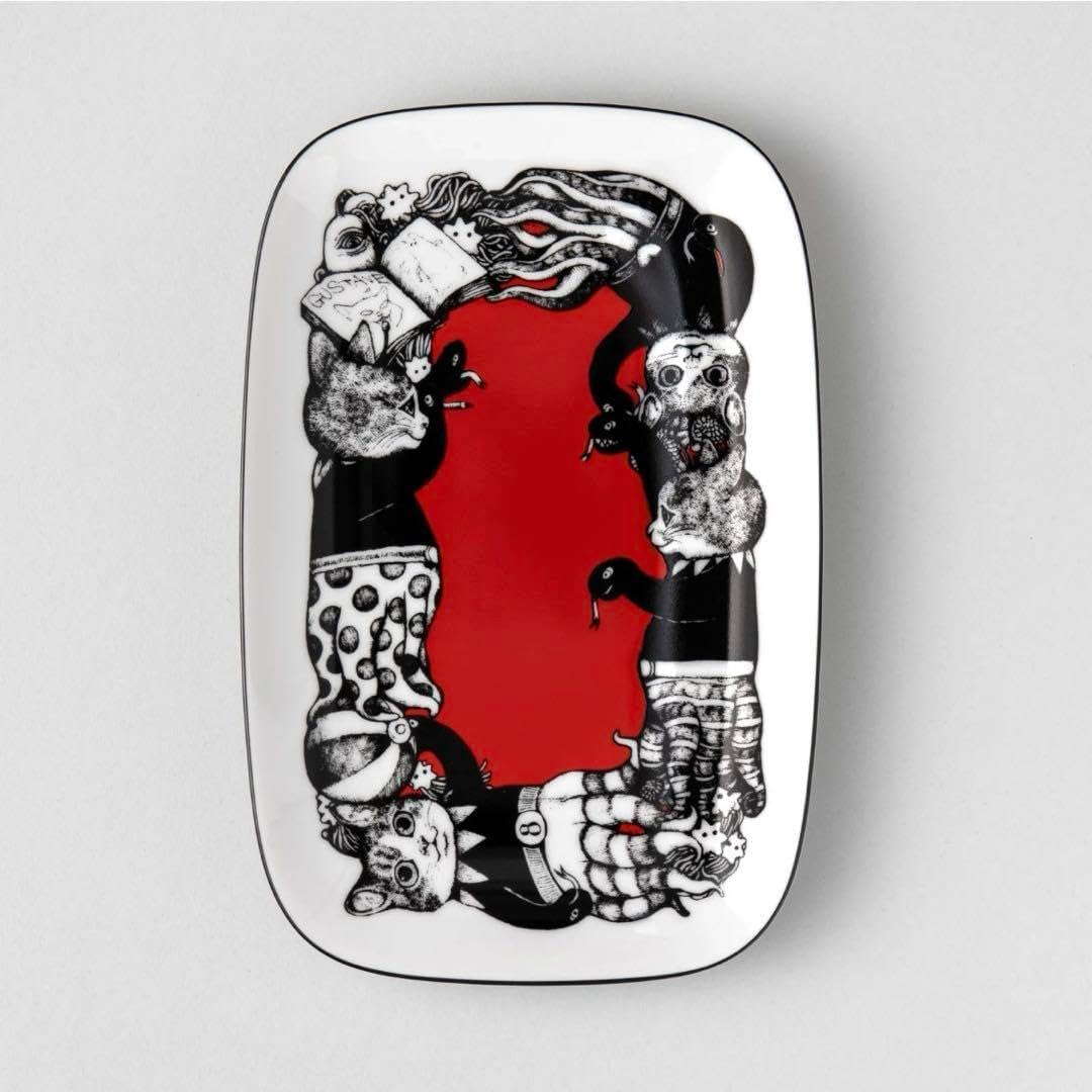 ヒグチユウコ ボリス雑貨店 No.18 22cm 長角皿 ギュスターヴくんゼロ