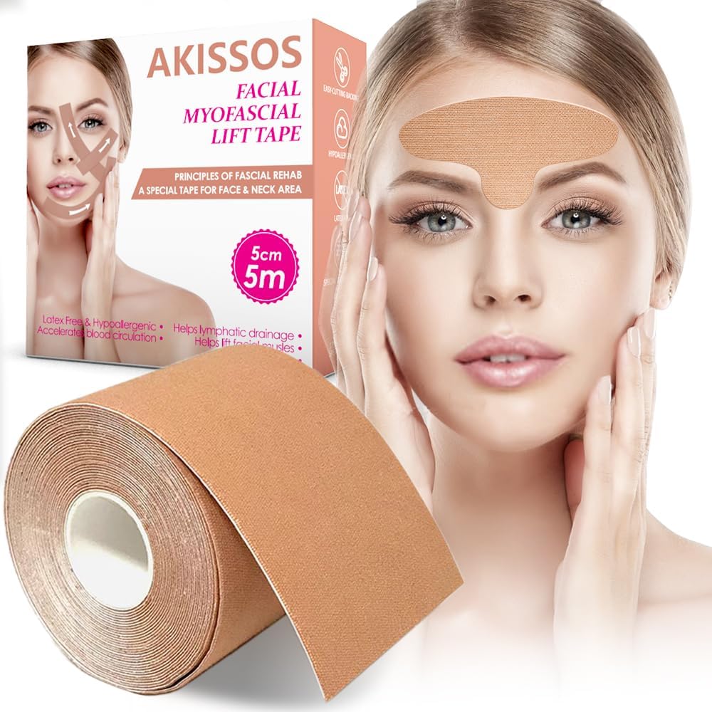 Akissos Forehead and Between Eyes Wrinkle Patches The Original Wrinkle Patch Non Invasive Wrinkle Smoothers for Forehead Wrinkles 5cm*5m 1 Roll