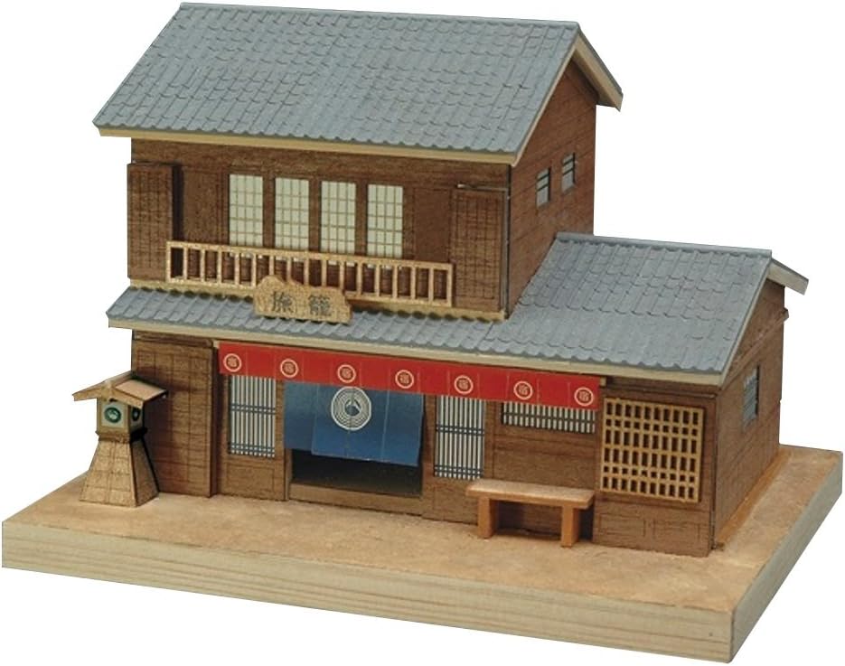 Woody Joe mini architecture series No.4 Hatago wooden model
