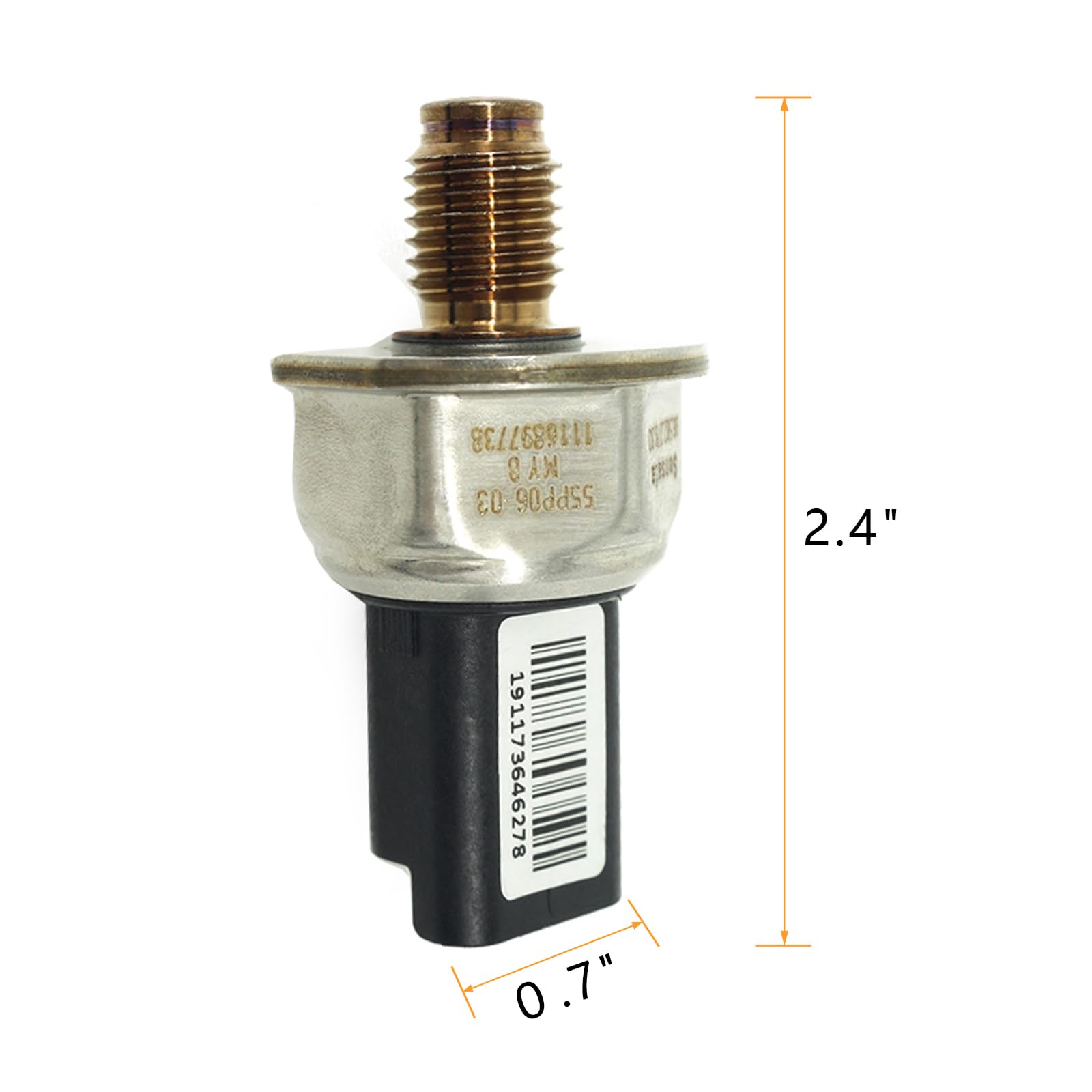 Sensore di Pressione del Carburante Compatibile con 107 206 207 307 308 3008 5008 Bipper Partner Berlingo C1 C2 C3 C4 C5 Focus Fiesta 1920GW 9658227880