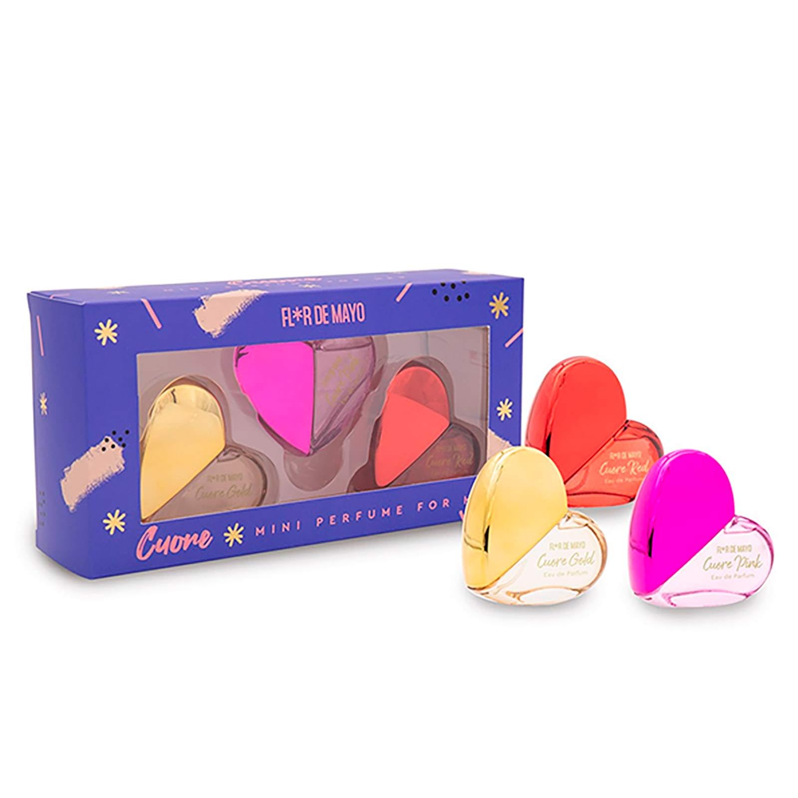 ADRI. Set de baño y mini perfumes. Regalo original para mujer - Cesta productos La Chinata para regalar y pack de 3 mini perfumes. (CESTA MEDIANA)