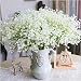 JinHot Fashion 10 Pcs White Gypsophila Artificial Fake Beautiful Flower Home Party Wedding Decor Flowers (White)