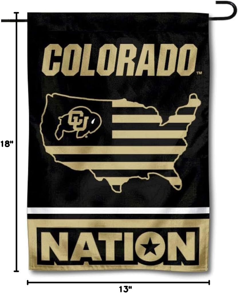 Colorado Buffaloes Garden Flag with USA Stars and Stripes Nation - Image 5