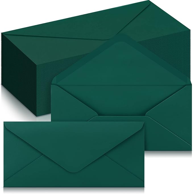 100 Pieces 10 Business Envelopes Standard V Flap Invoices