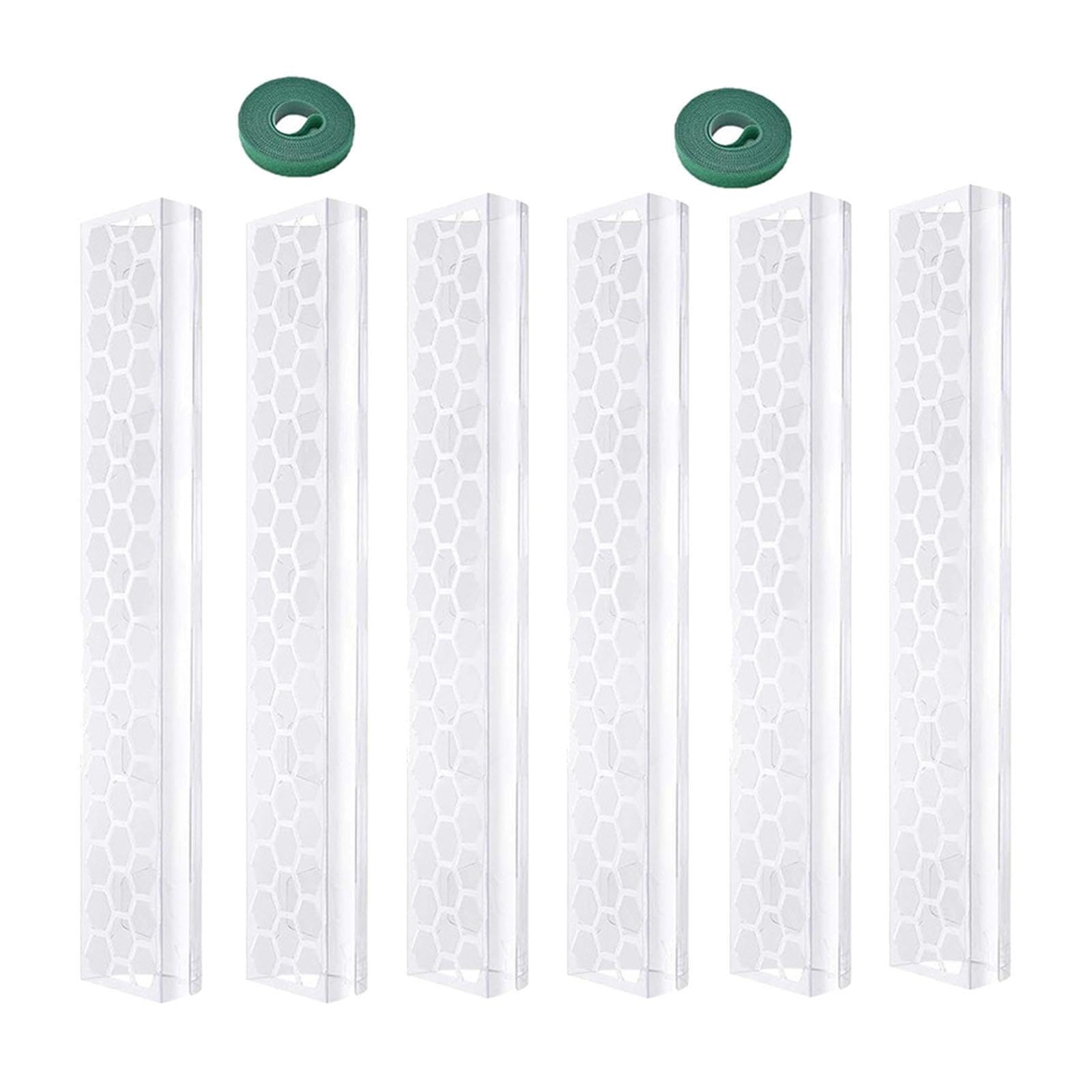4 Pièces Tuteur Mousse pour Plantes Tiges Soutien Monstera Piquets de Croissance Montage Empilable Matériau Polypropylène Adapté à Plantes D'Intérieur, 6 Pièces