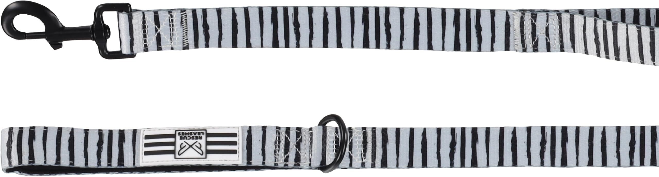 Laisse pour chien Uluwatu blanc 1,8m avec ruban large de 25mm