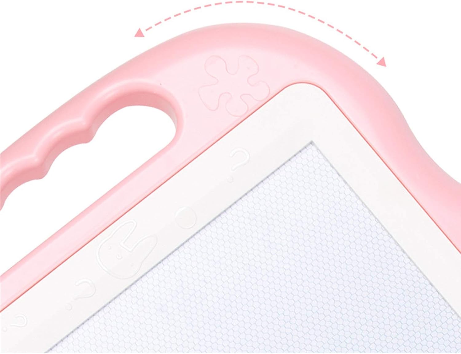 軽量の子供用ドローイングボード 子供の落書き描画板パズル磁気執筆板携帯用子供の描画板 子供のおもちゃ (色 : ピンク, Size