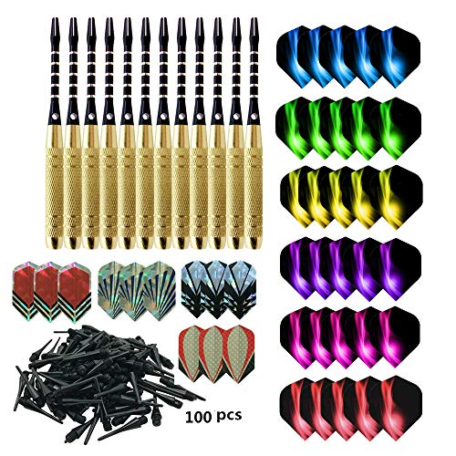 cdsnxore Set de Fléchette à Pointe Plastique - Kit de 18g Softdarts à Embout Doux pour Jeux de Flechettes-Électronique
