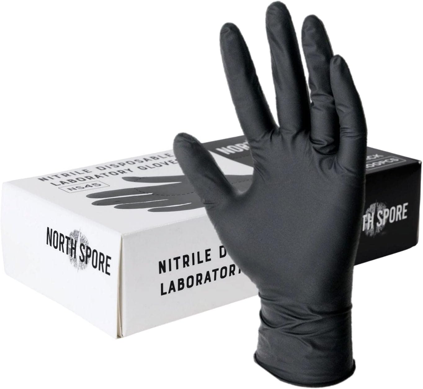 North Spore (100 ct Black Nitrile Disposable Laboratory