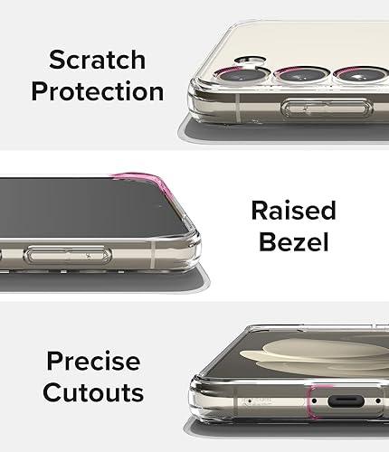 Miniatura 7 de Ringke Fusion Muestra la belleza natural Funda compatible con Samsung Galaxy S23 funda transparente 5G para mujeres hombres parachoques transparente
