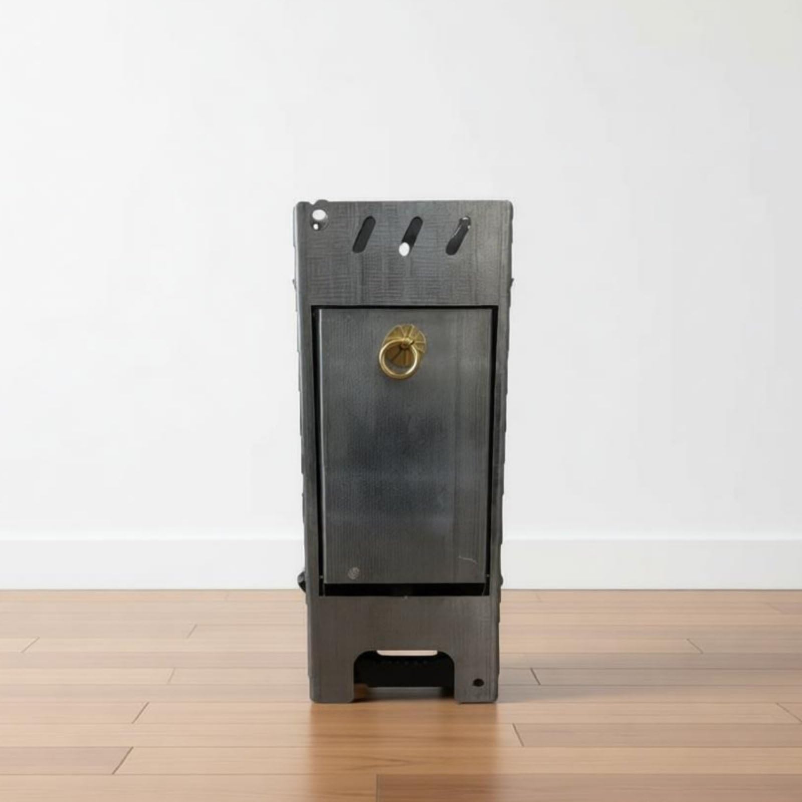 Réchaud de Plein Air Pliable Réchaud Poêle Cuisinière Portable Pliable et Léger avec Approvisionnement Polyvalent en Branchages Feuilles et Briquettes