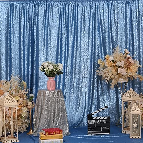 Eternal Beauty 122x213cm Iridescent Shinny Sequin Photography Backdrop Party Prom Wedding Youtobe Banquet Photo Backdrop (4x7 feet,Iridescent)